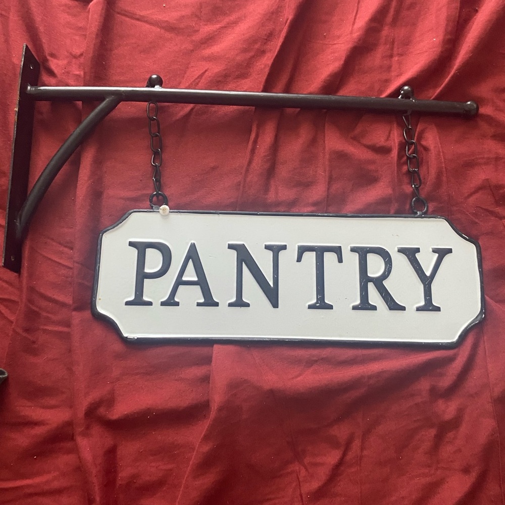 Pantry sign